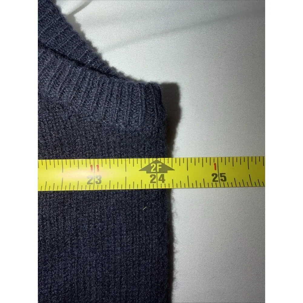 Polo Ralph Lauren Blue 100% Lambswool V-Neck Sweater Vest Men’s XL Vtg